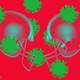 Football helmets and coronavirus particles