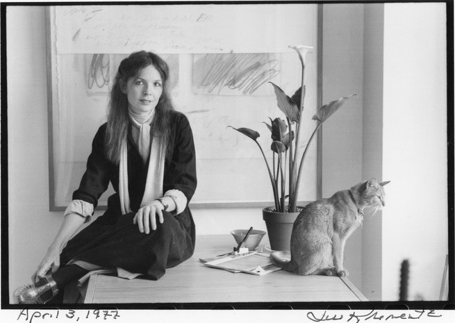 Diane Keaton fotografiada en su apartamento de Manhattan