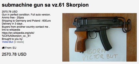 Darknet Gun Market