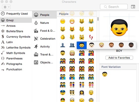 iphone emoji list