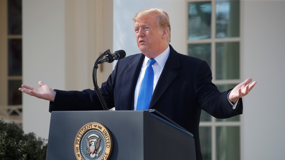 Donald Trump declares a national emergency