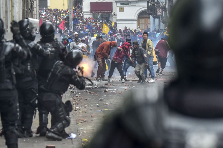 Photos Antiausterity Protests and Strikes in Quito, Ecuador The