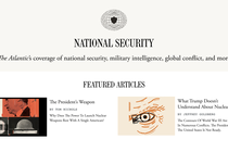 Screen shot from Nat Sec page
