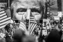 A close-up photo of Donald Trump on January 6, 2021.