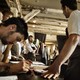 Workers in the kitchen at Noma