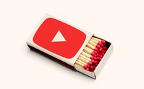 A matchbox featuring the YouTube logo