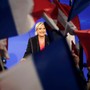Marine Le Pen concedes defeat in the French presidential elections.