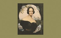 A portrait of Mary Shelley