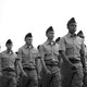 Soldiers marching