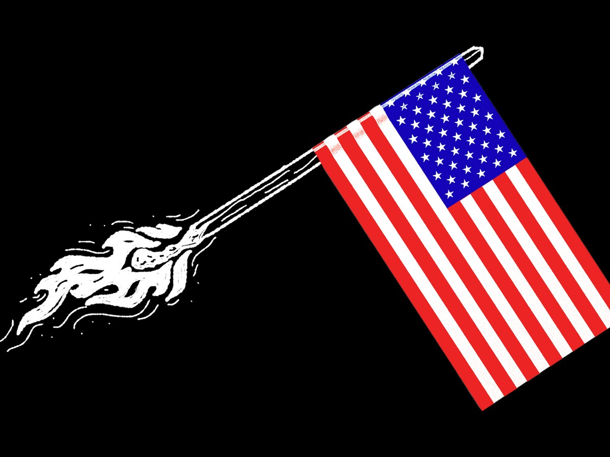 Trump Just Made Burning the Flag a Little Easier - The Atlantic, image size:1200x900