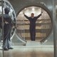 A still from Inside Man showing Clive Owen in a bank vault