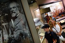 A portrait of Robert E. Lee at the National Museum of American History in Washington, D.C.