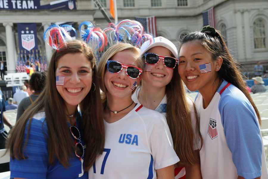 NY Parade Honors World Cup Winning US Women's Soccer Team