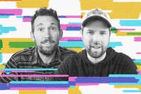 Image of Charlie Warzel side-by-side with Rob Flaherty