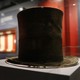 Abraham Lincoln's iconic silk top hat, which he was wearing the night he was assassinated, on display at Ford's Theatre in Washington, D.C.