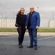 Christian’s parents, Jose and Gaby, in front of Santa Clara prison, where Christian died in custody. (Carlos Chavarria)