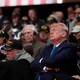 Donald Trump attends a D-Day commemoration in Normandy.