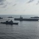 The Ronald Reagan Strike Group conducts a photo exercise in the South China Sea.