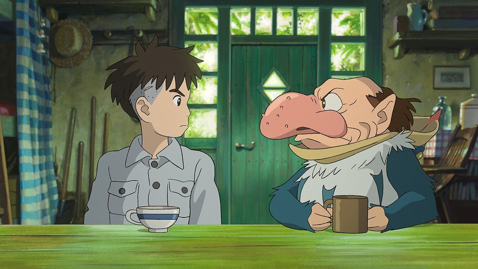 A still from “The Boy and the Heron”