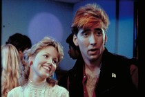 Deborah Foreman and Nicolas Cage in a scene from 'Valley Girl'