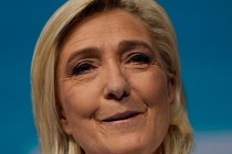 Close-up of Marine Le Pen