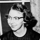 A 1962 photo of author Flannery O'Connor