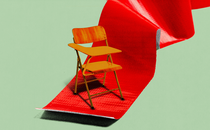 Chair and red tape