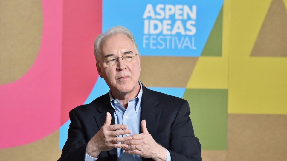 Tom Price, the Secretary of Health and Human Services, speaks at the Aspen Ideas Festival