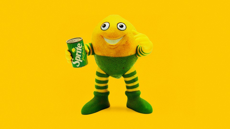 Image of the erstwhile half-lemon, half-lime Sprite mascot