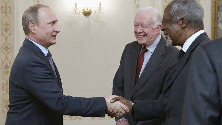 That Time Jimmy Carter Offered To Send Vladimir Putin Maps Of Isis Positions The Atlantic