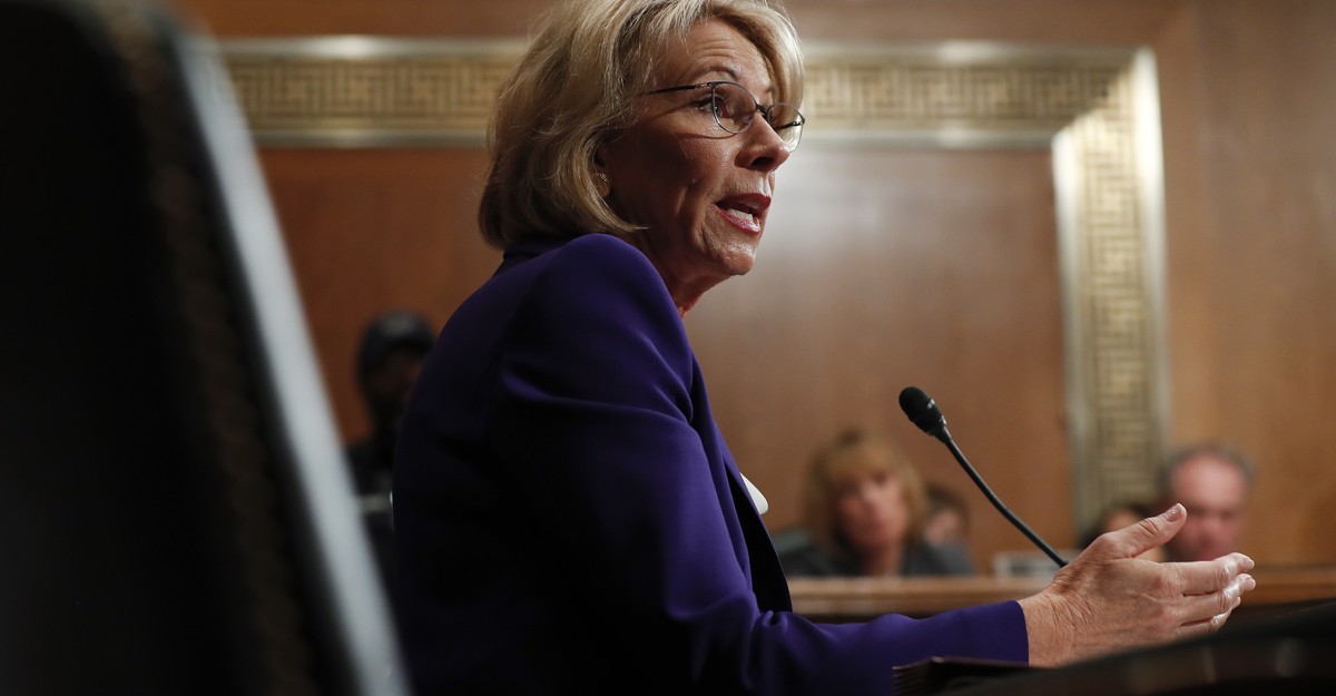 What Betsy DeVos Did (and Didn't) Reveal About Her Education Priorities ...