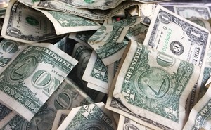 A pile of $1 bills