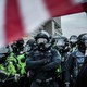 Riot police at the U.S. Capitol