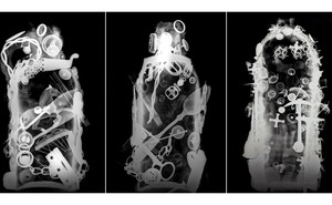 X-rays of three memory jugs