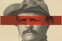 Photo of Teddy Roosevelt with Trump's eyes superimposed