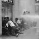 Police deploying fire hoses on African-American protestors in Birmingham, Alabama, May 1963.