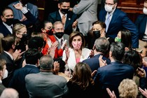 Speaker Nancy Pelosi on the House floor