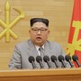 North Korean leader Kim Jong Un delivers his New Year's Day address. 