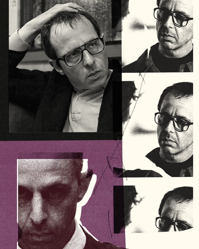 A collage of photos of Jeremy Strong