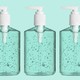Bottles of hand sanitizer