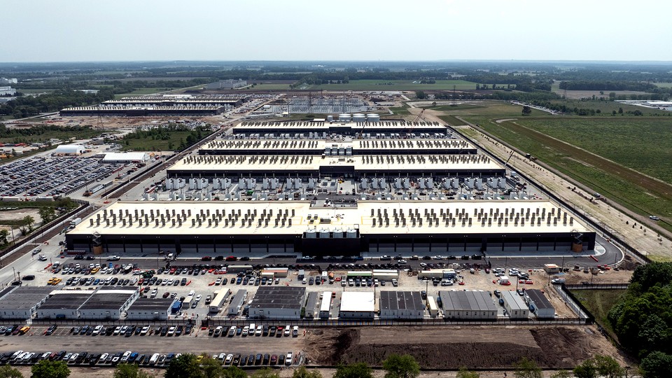 مراکز داده در نیو کارلایل، ایندیانا (ای.جی. ماست / نیویورک تایمز / ریداکس)