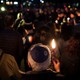 Members and supporters of the Jewish community come together for a candlelight vigil, in remembrance of those who died earlier in the day during a shooting at the Tree of Life Synagogue in the Squirrel Hill neighborhood of Pittsburgh.