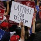 "Latinos for Trump" sign