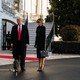 Former President Donald Trump and the former first lady Melania Trump leave the White House for the final time.