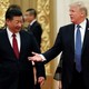 Donald Trump and Xi Jinping meet in Beijing in 2017.