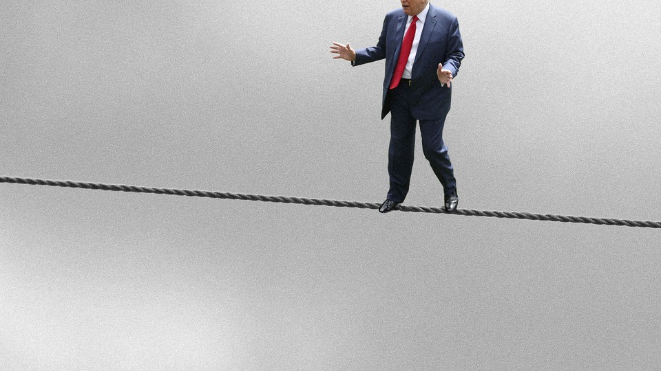 Trump on a tight rope