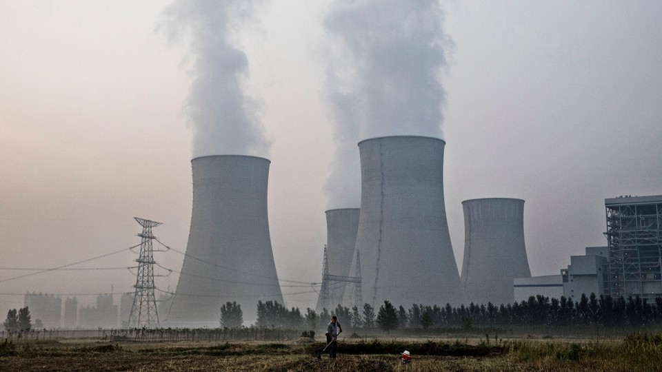 A coal plant in China