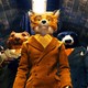 The main character of The Fantastic Mr. Fox standing next to his friends