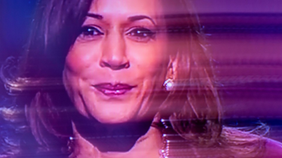 Kamala Harris on-screen