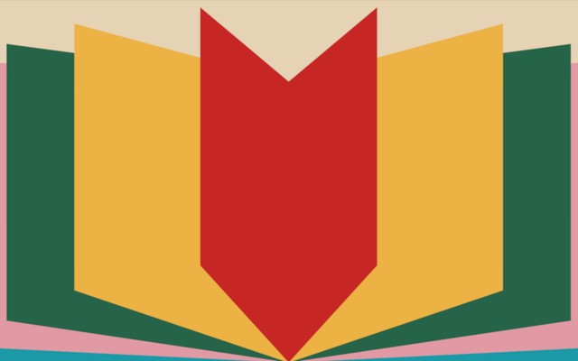 A GIF of opening books